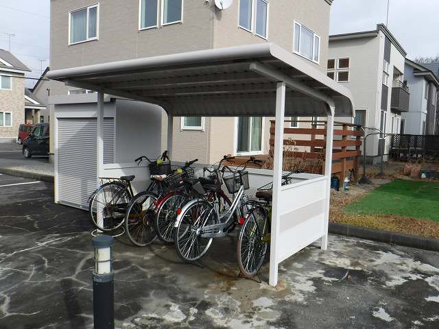 駐輪場です