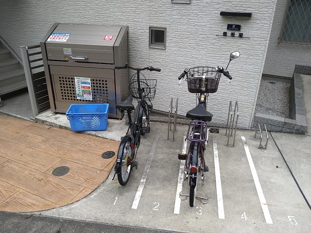 駐輪場　原付＆自転車のみ駐輪可能