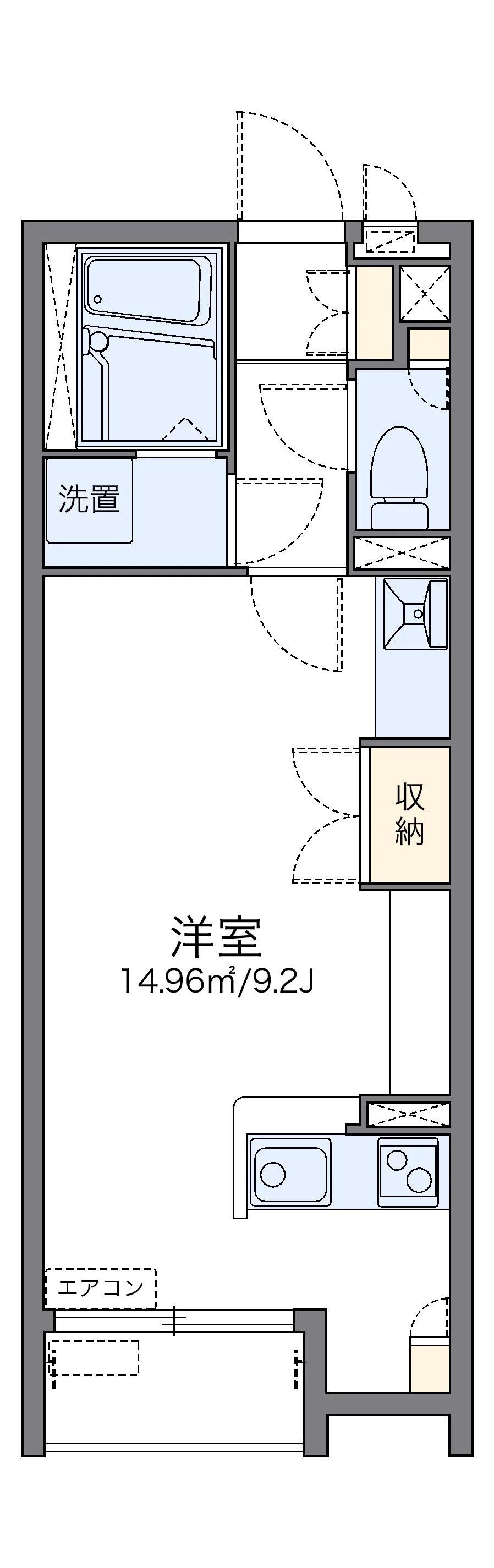 代表的な間取のため実際の間取とは異なる場合があります