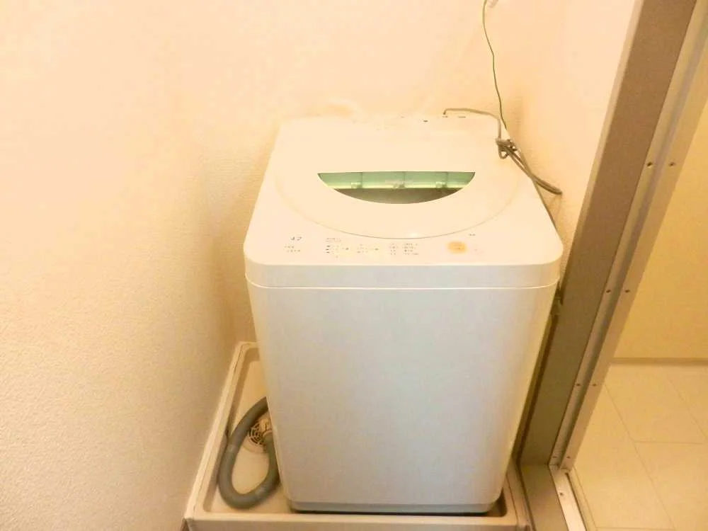 便利な室内洗濯機置き場