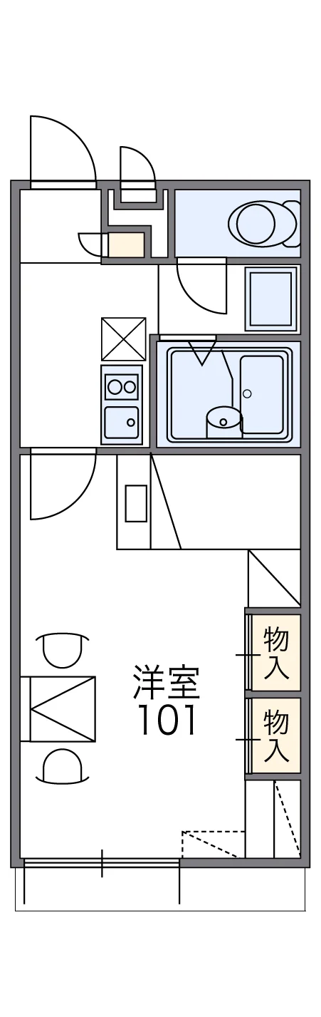代表的な間取のため実際の間取とは異なる場合があります