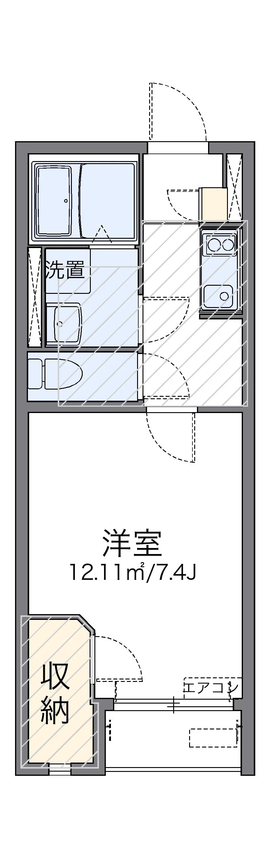 代表的な間取のため実際の間取とは異なる場合があります