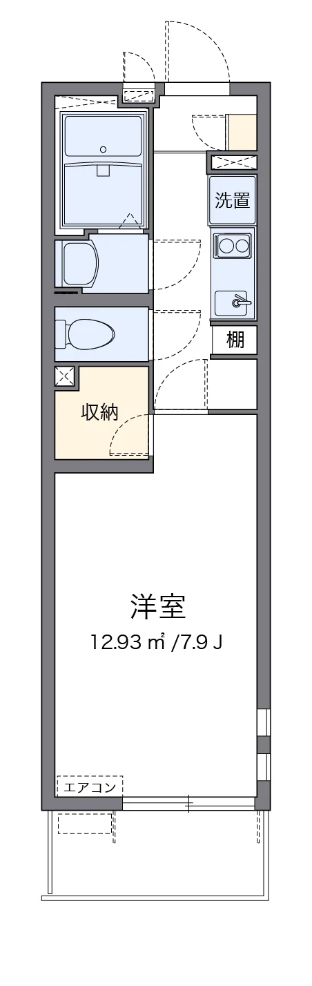 代表的な間取のため実際の間取とは異なる場合があります