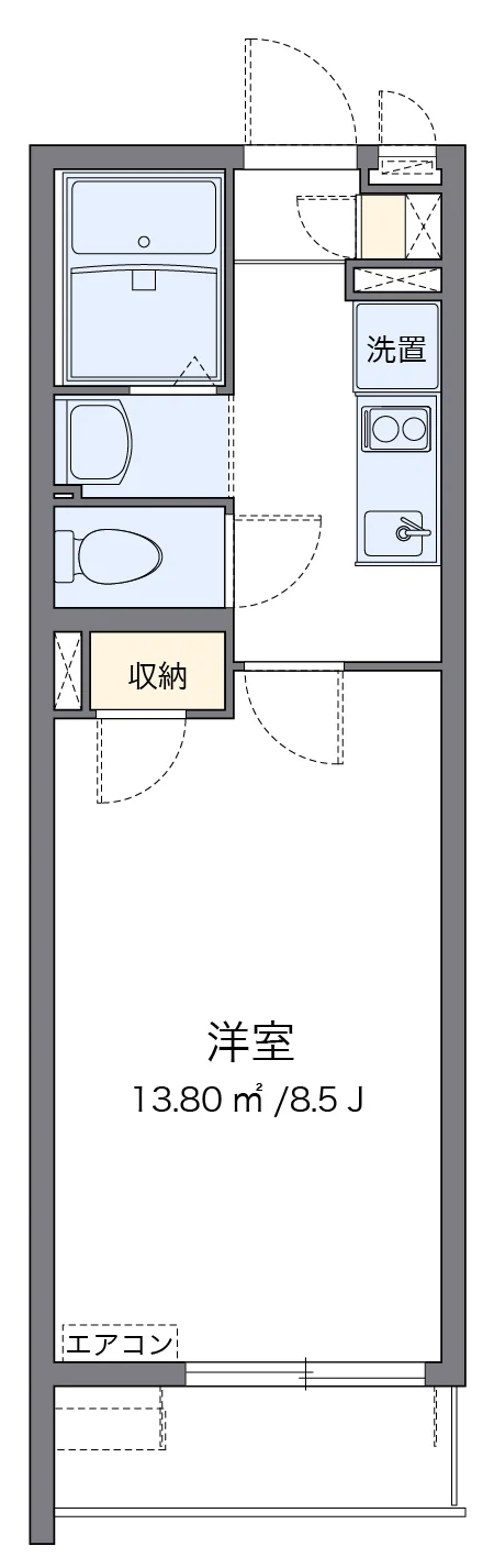代表的な間取のため実際の間取とは異なる場合があります