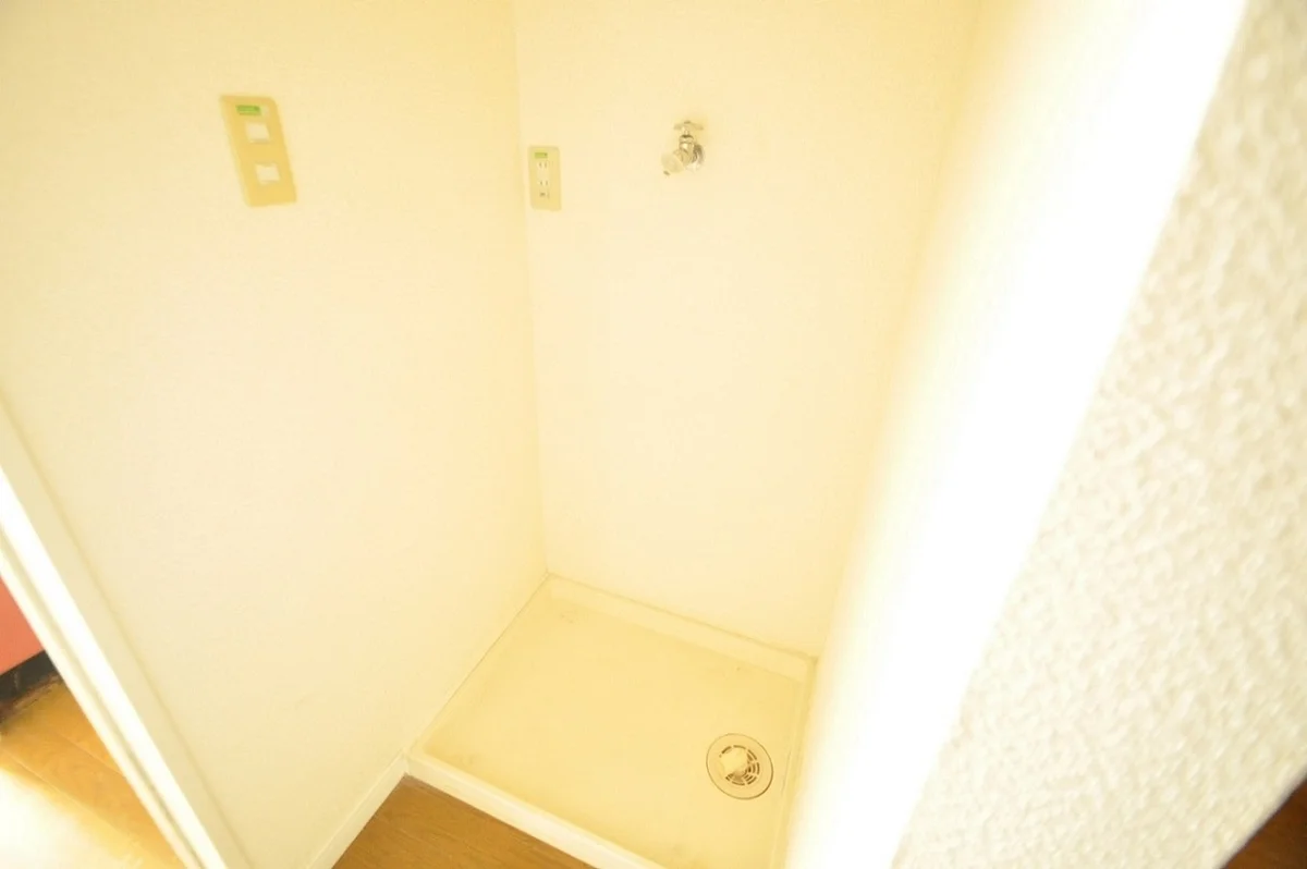 洗濯機置き場です。