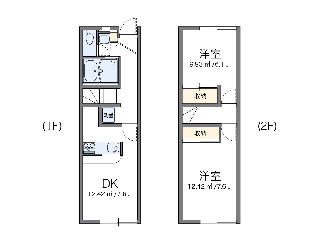 代表的な間取のため実際の間取とは異なる場合があります