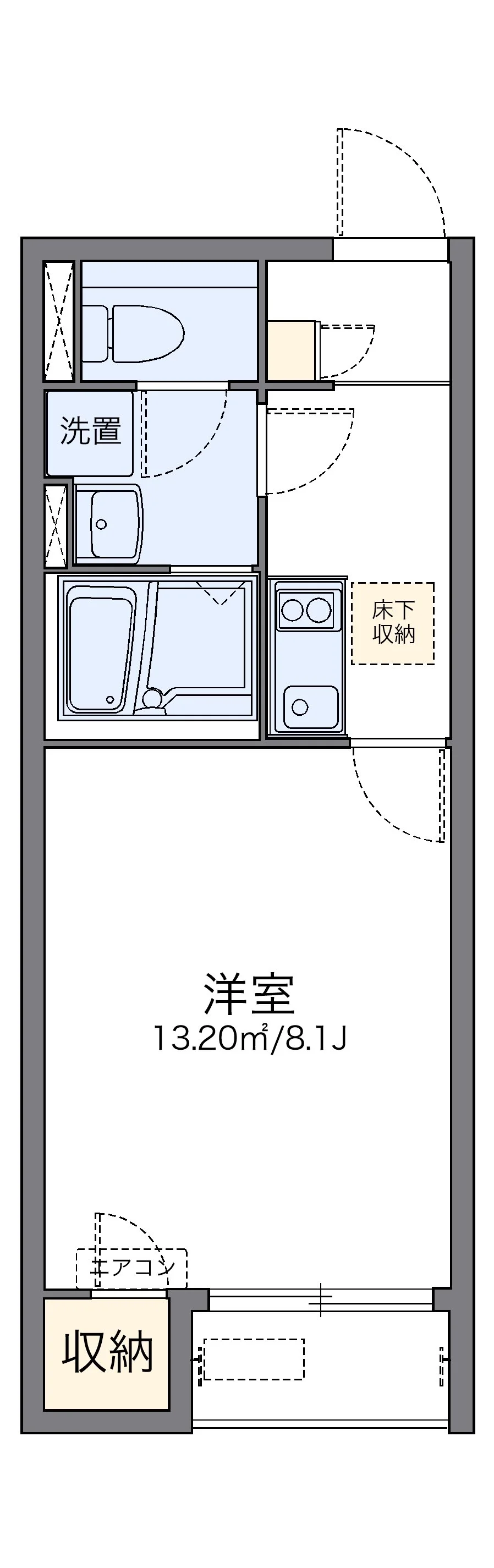 代表的な間取のため実際の間取とは異なる場合があります