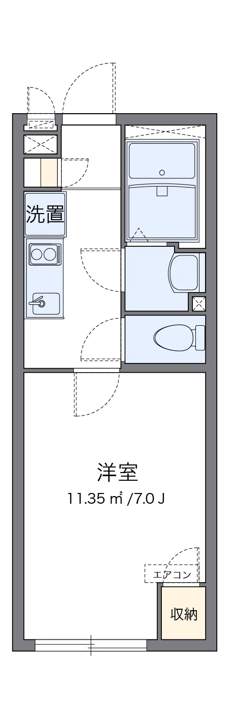 代表的な間取のため実際の間取とは異なる場合があります
