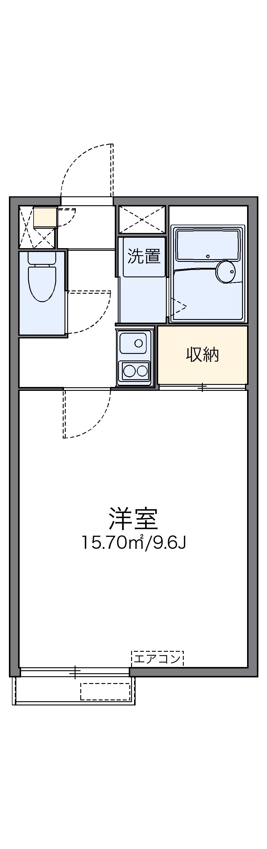 代表的な間取のため実際の間取とは異なる場合があります