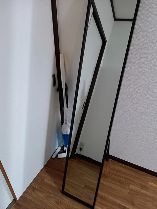 掃除機・鏡付き