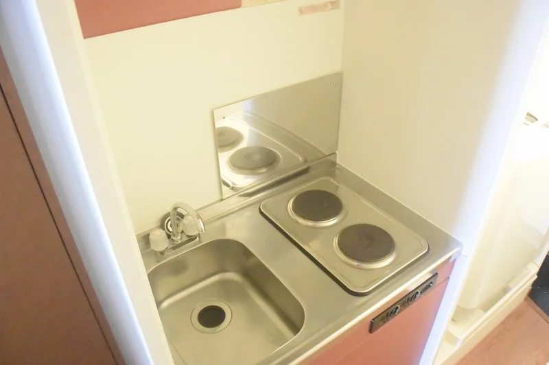 二口コンロで料理がしやすいです♪