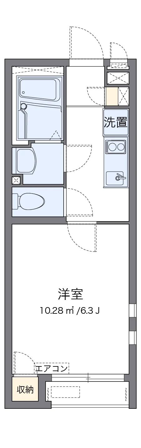 代表的な間取のため実際の間取とは異なる場合があります