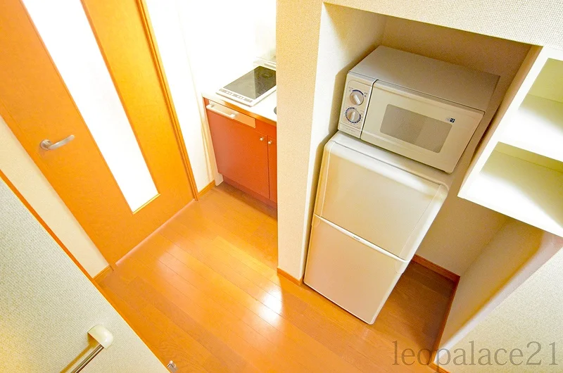 一人暮らし用の冷蔵庫・電子レンジ付