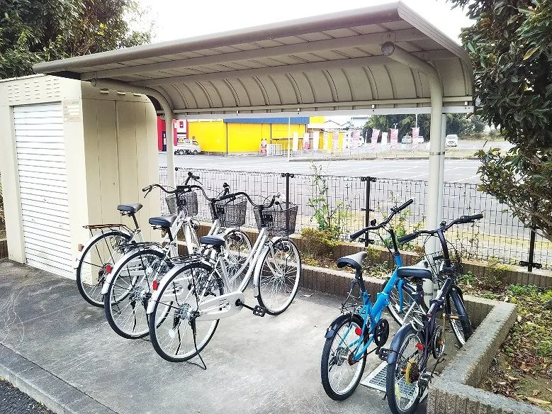 無料駐輪場完備です。