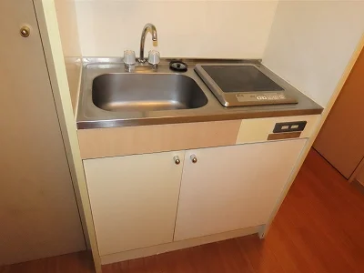 1口の電気コンロまたはIHコンロとなります