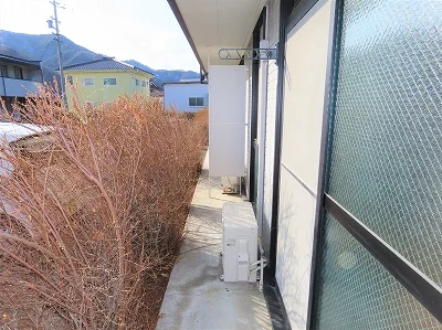 洗濯物を外干しできます