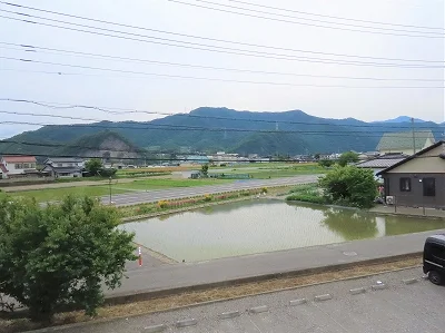 2階からのアングルです