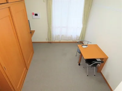 ベッド上からのアングルです