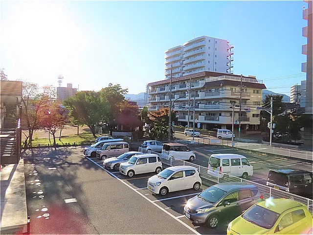 2階からのアングルです