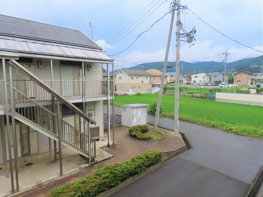 2階からのアングルです