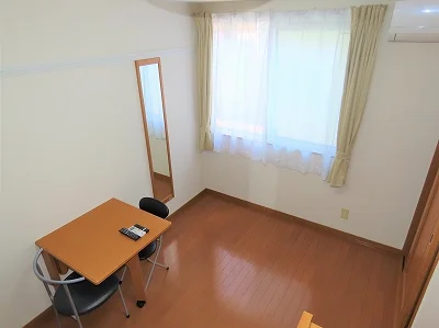 ベッド上からのアングルです