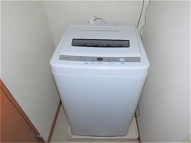 洗濯機も付いています