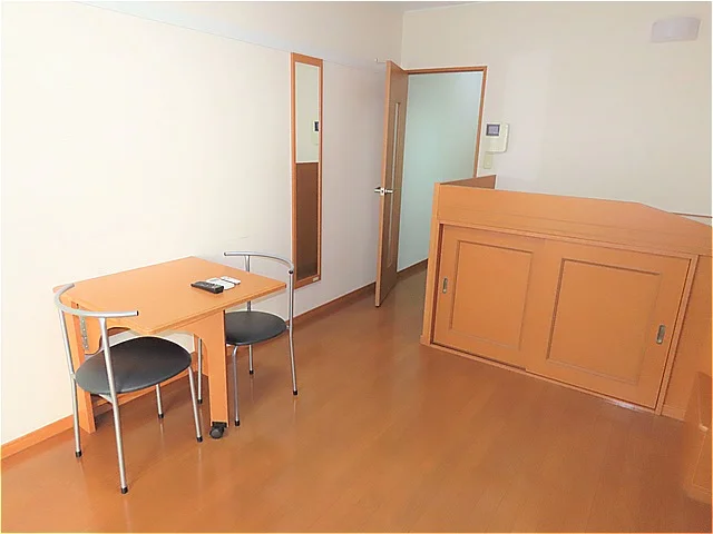 ハイベッドタイプのお部屋です