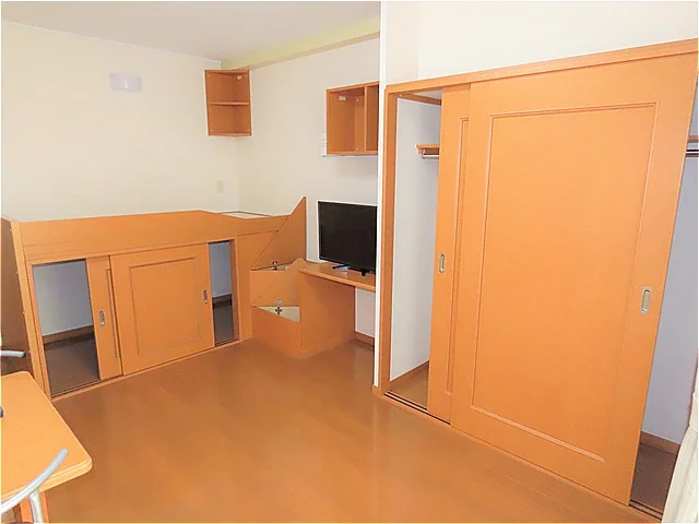 クローゼット、ベッド下収納あり