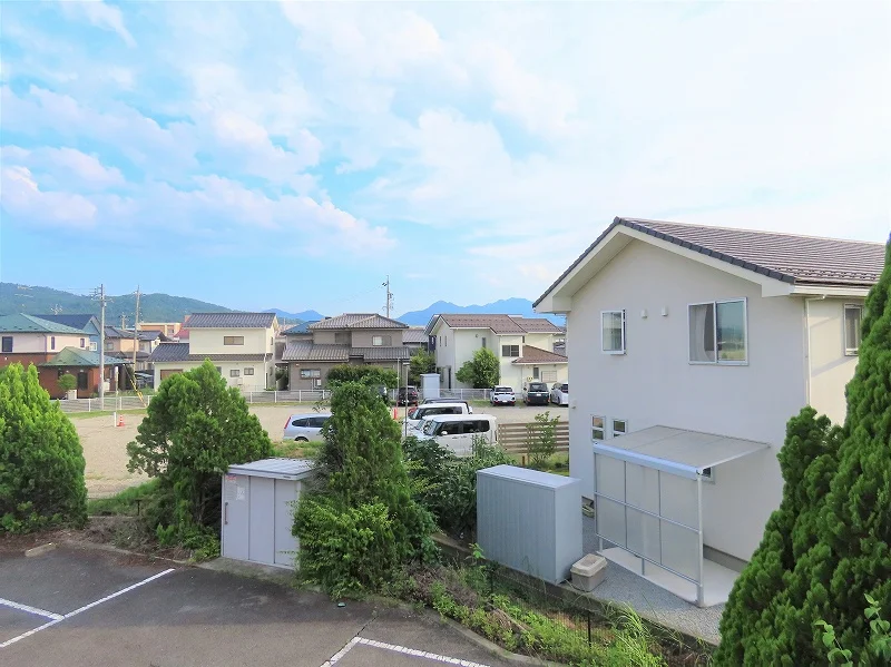 2階からのアングルです