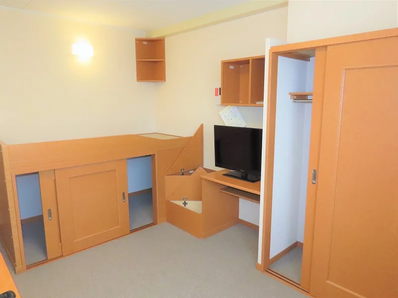 クローゼット、ベッド下収納あり