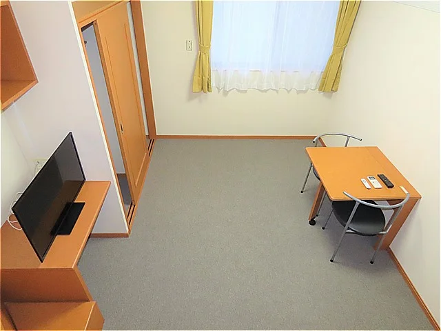 ベッド上からのアングルです