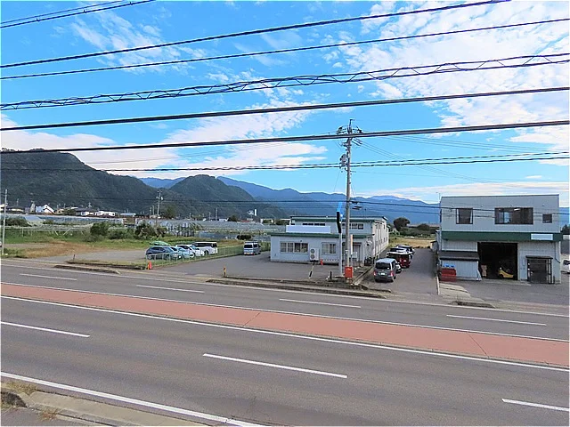 2階からのアングルです