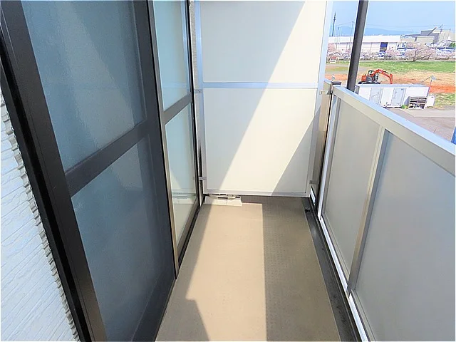 洗濯物を外干しできます