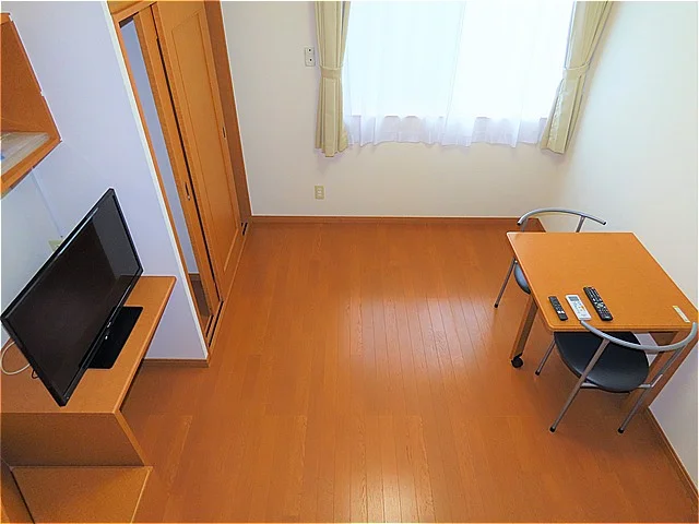 ベッド上からのアングルです