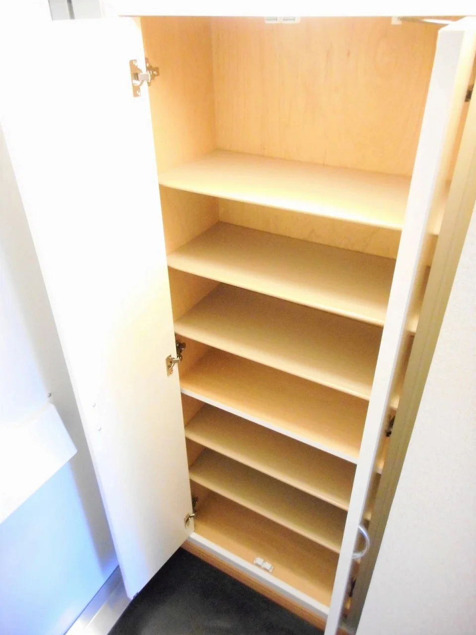 大容量収納のシューズボックス