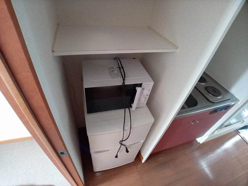冷蔵庫、電子レンジ