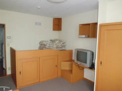 短期契約の時のみ布団が付きます。