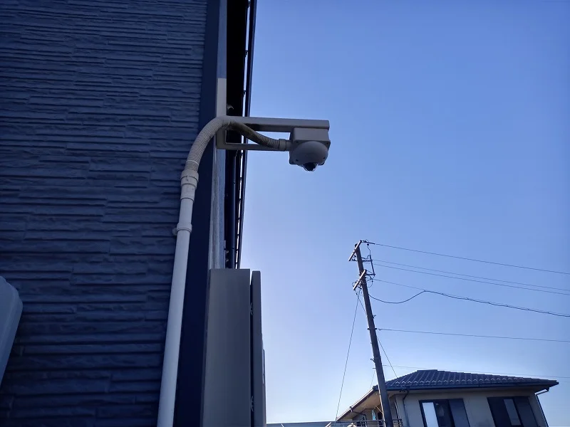 防犯カメラ作動中