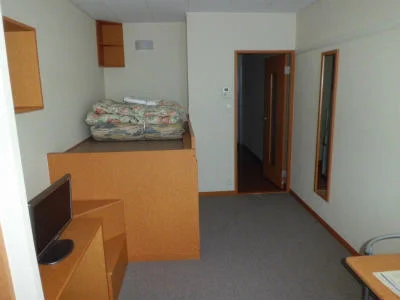 短期契約の場合、布団が付きます。