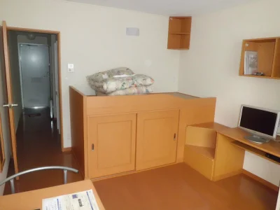 短期契約の場合、布団が付きます。