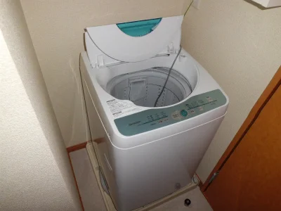 洗濯機付。
