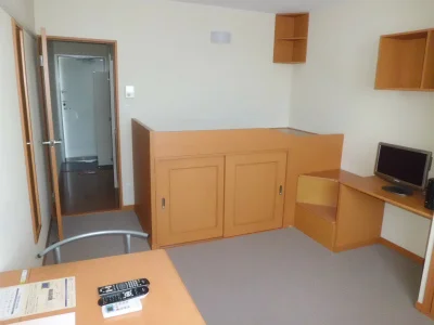 高い位置で寝られます。