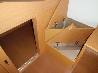 いろんなところに収納があります。