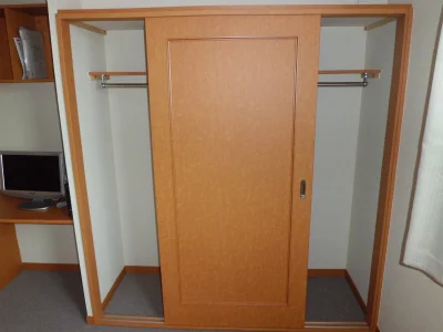 クローゼットの中もカーペット張りです。