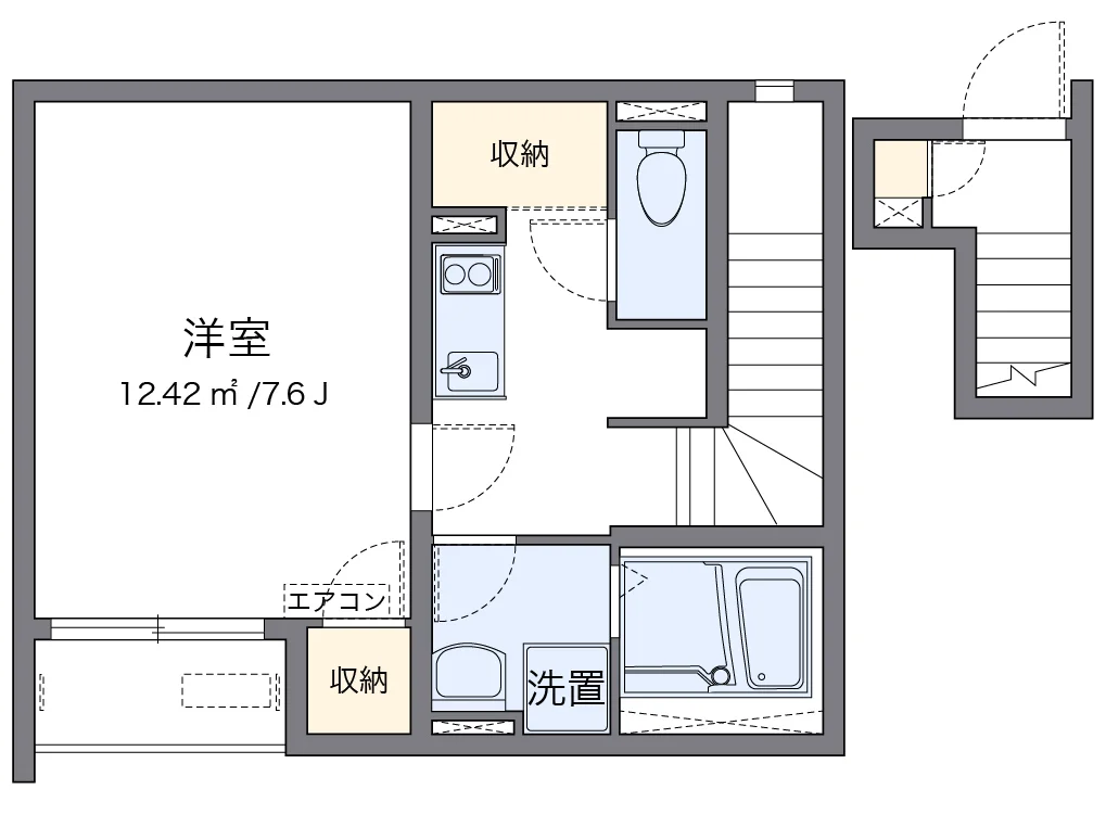 代表的な間取のため実際の間取とは異なる場合があります
