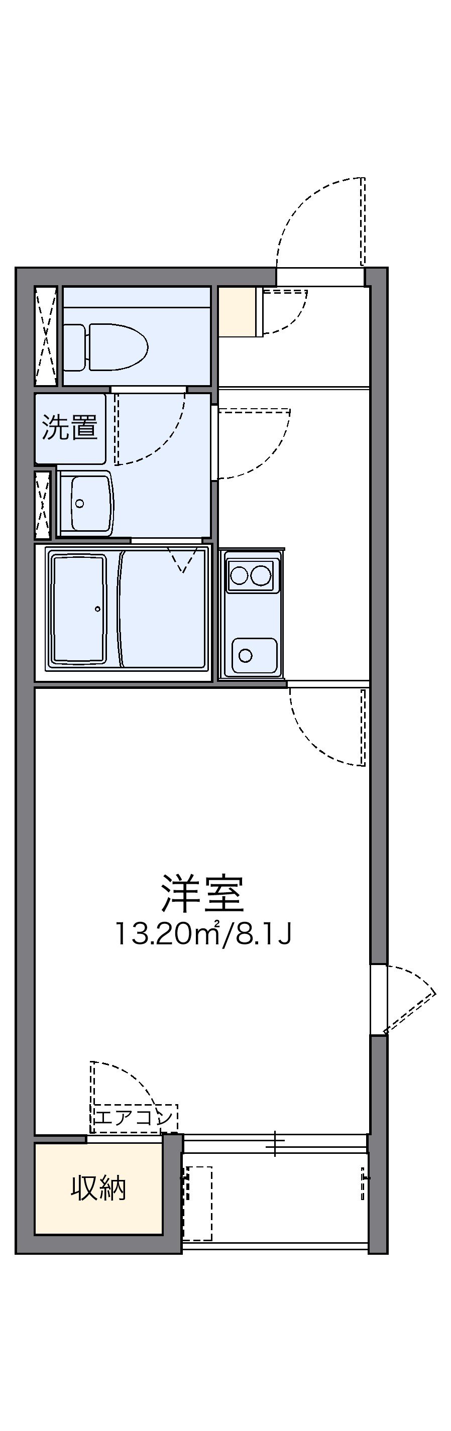 代表的な間取のため実際の間取とは異なる場合があります