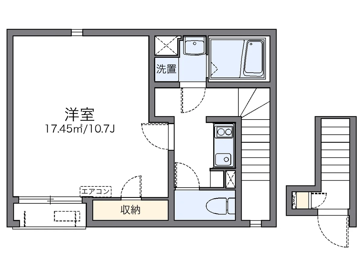 代表的な間取のため実際の間取とは異なる場合があります