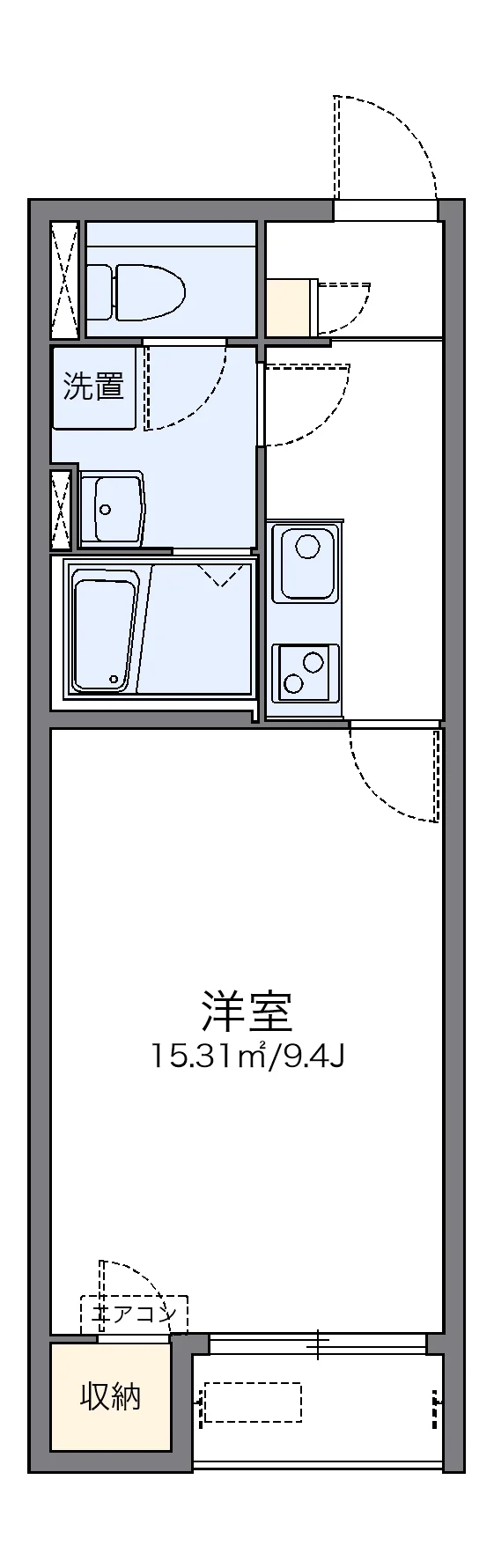 代表的な間取のため実際の間取とは異なる場合があります