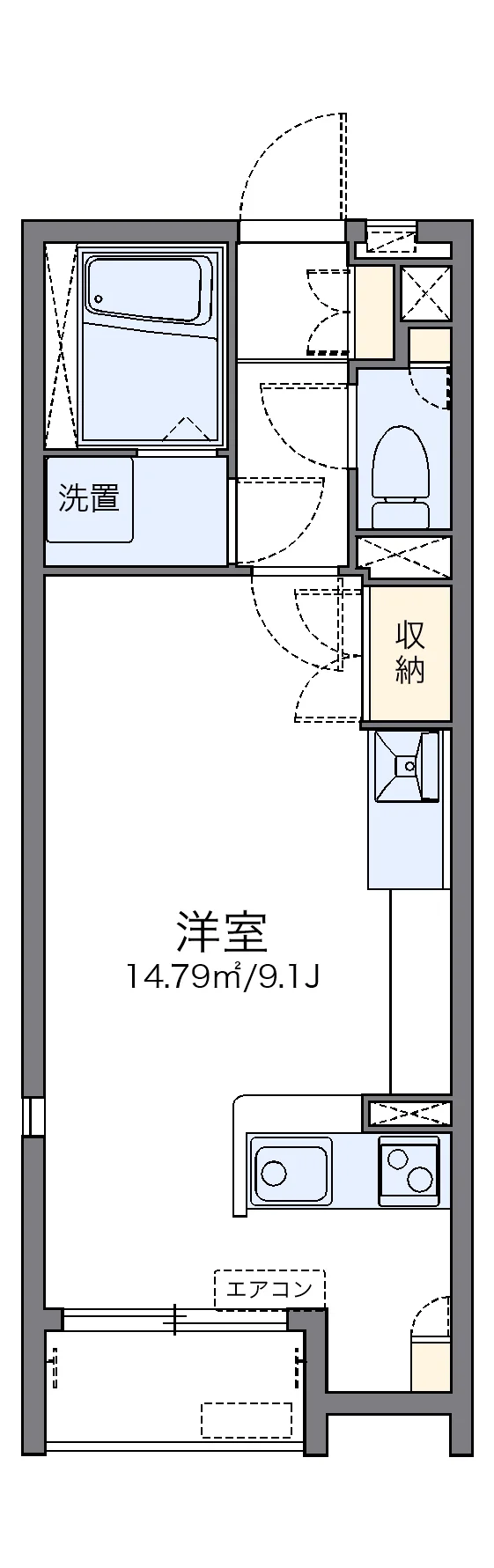 代表的な間取のため実際の間取とは異なる場合があります
