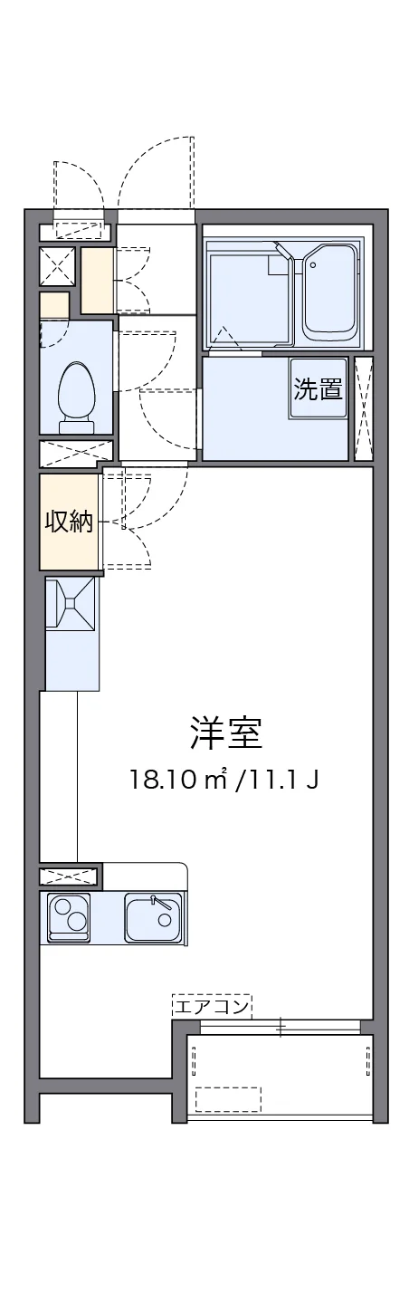 代表的な間取のため実際の間取とは異なる場合があります